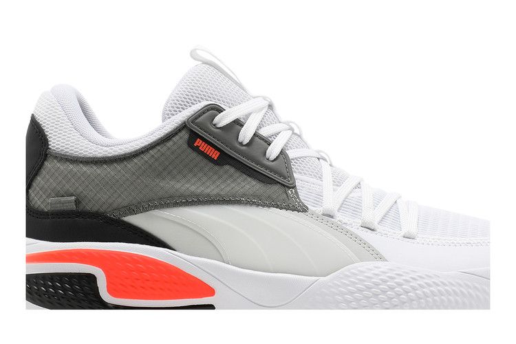 Men's Sneakers Puma Court Rider White Energy Red White/Energy Red
