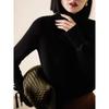 Women's Designer Purple High-Neck Sweater: Unique Knitwear for 2025 Autumn/Winter Collection