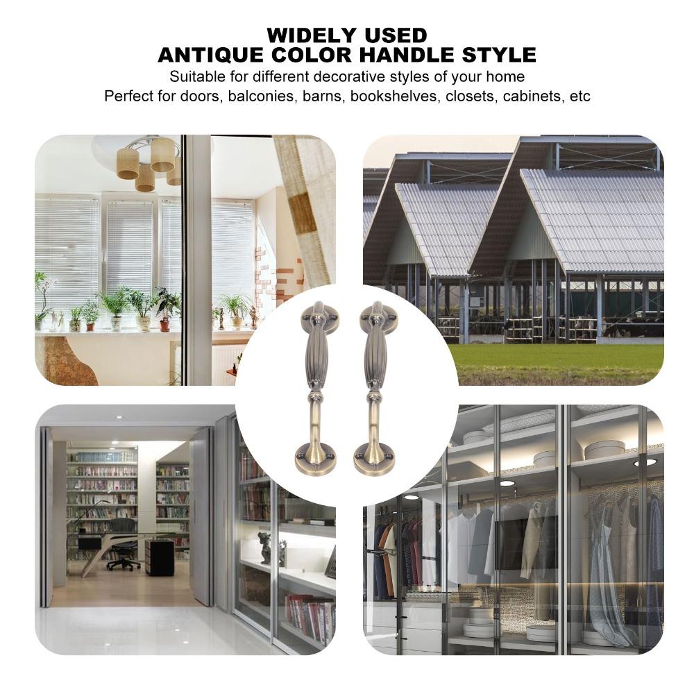 2pcs 155mm Vintage Cabinet Pulls Durable Drawer Pull Handles Vintage Door Handles Kitchen Cabinet