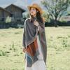 Simple Shawl Summer High-End Scarf Warm Split Cloak Women
