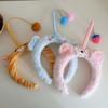 Panda Adorable Hair Hoop Wacky Girls Cartoon Hairband Cute Cat Fishing Plush Headband  Party