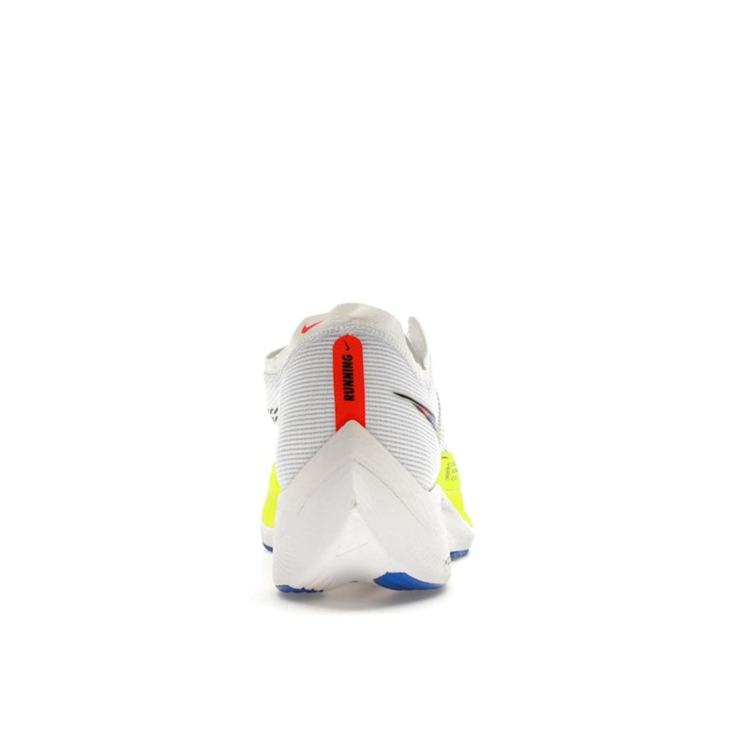 Nike ZoomX Vaporfly Next% 2 White Volt Racer Синие мужские кроссовки Черные CU4111-103