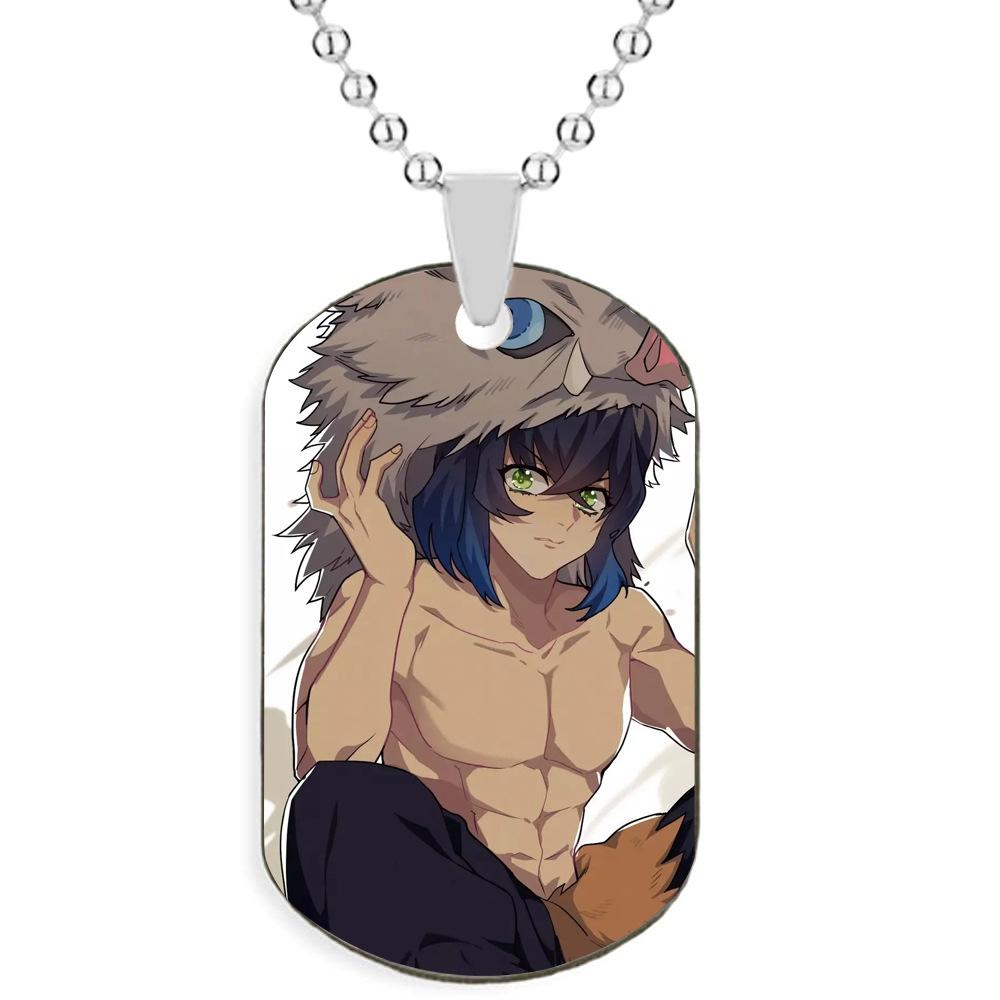 Аниме Убийца Демонов: Ожерелье с подвеской в виде персонажа Yaba, мужские и женские украшения для косплея