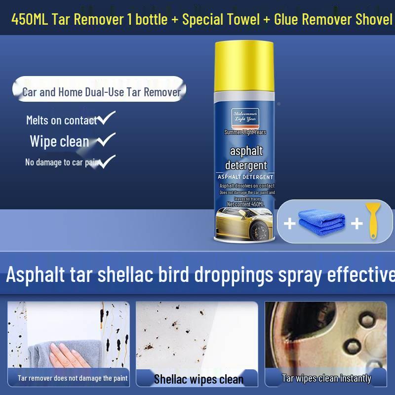 Asphalt & Stain Remover: Effective Car Wash for White Vehicles - Tackles Tree Sap and Gum