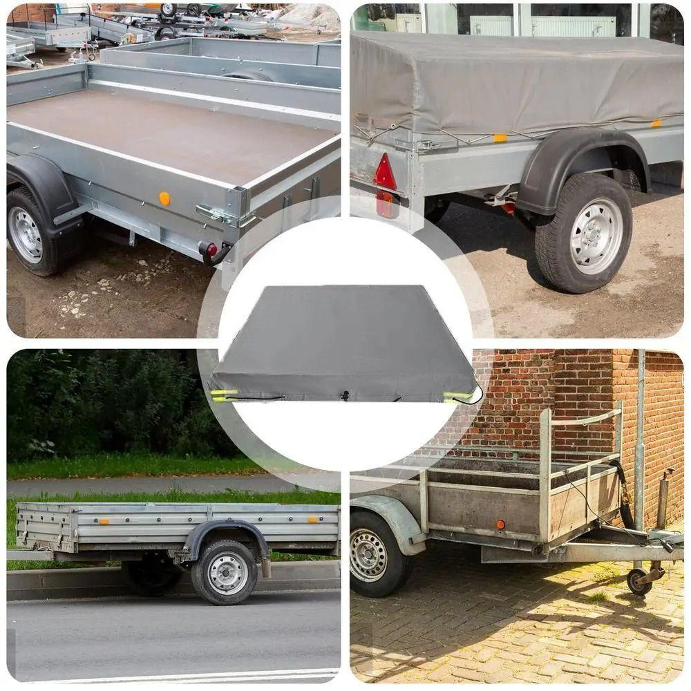 Брезент для автомобиля 420D Оксфорд Чехол для прицепа Пылезащитный брезент для прицепа Транспортировка автомобилей