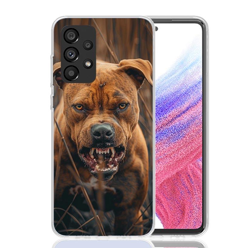 Питбуль Собака Питбуль Чехол для Телефона Для Samsung Galaxy A52 A32 A22 A12 A02S A50S A30S A51 A31 AA71 Note 20 Ultra 10 S10 Plus Gal