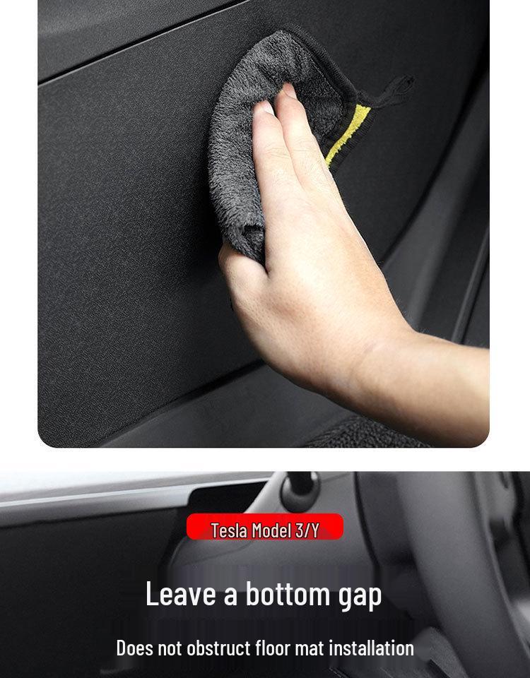 Tesla Model Y/YL Center Console Anti-Kick Pads - Thickened Protector for Driver & Passenger Sides