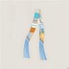 New Korean version of tassel small scarf female imitation silk twill silk silk scarf long silk scarf fashionable versatile streamer headscarf