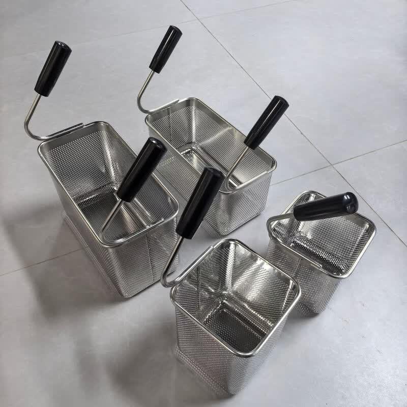 304 Stainless Steel Single Handle Pasta Strainer Basket