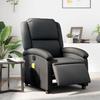 VidaXL Electric Reclining Massage Armchair, Relaxation Chair with Adjustable Backrest and Footrest, Salon Seat 3204258