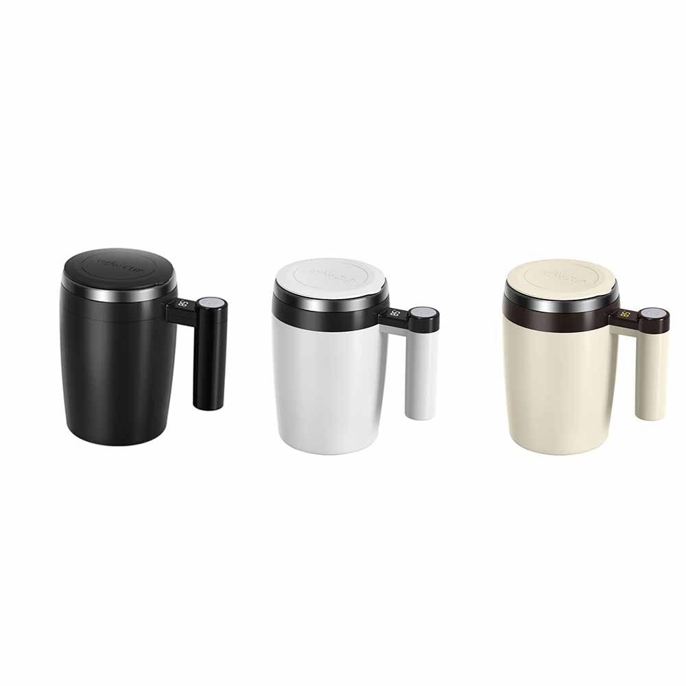 Digital Display Coffee Mug Temperature Measurement Rotating Blender Cup Electric Stirrer Mug  Milk