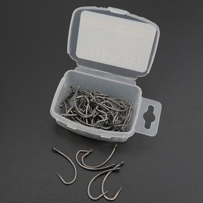 Карповые крючки для карпа, изогнутые для поводков, профессиональные крючки с хвостовиком