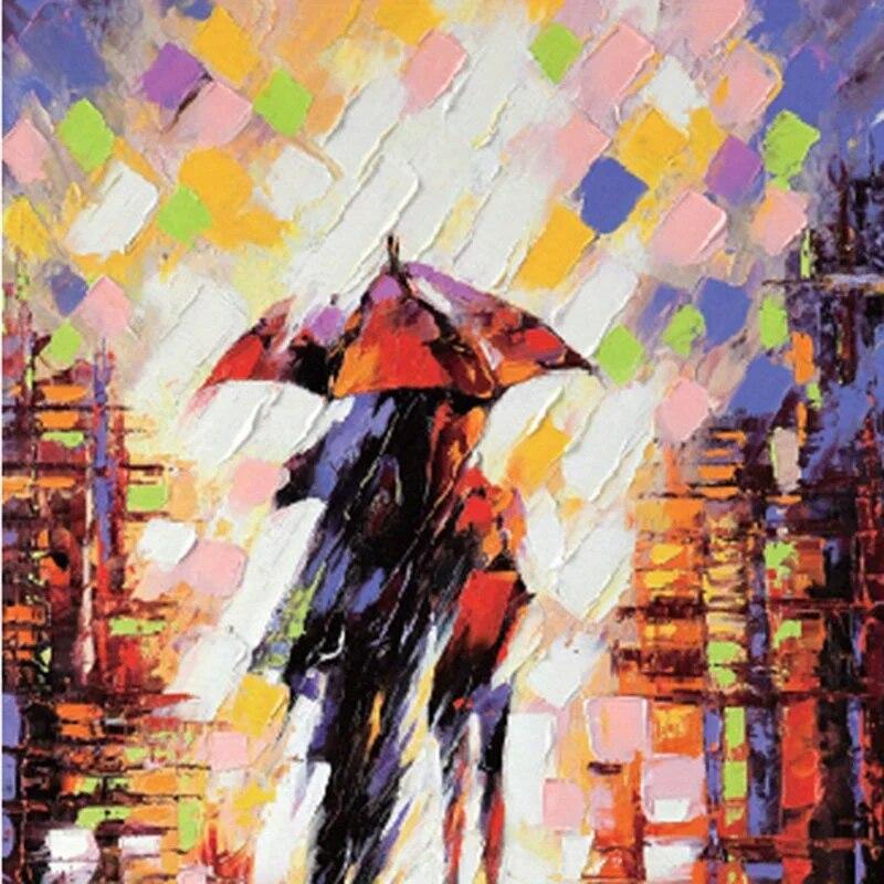 Фоторамка Lovers in the Rain 150 Мини-пазлы для пробирок, серия головоломок для дома, рождественский подарок, пазл для терпения для молодежи, DIY YC-M