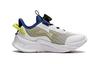 Li Ning YOUNG Dragonfly Leap V2 Тканевые Низкие Детские Беговые Кроссовки Бело-Зеленые Для Детей Возрастом 3-7 Лет YKAU026-7