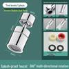 Universal Anti-Splash Rotatable Faucet Spout Aerator for Kitchen