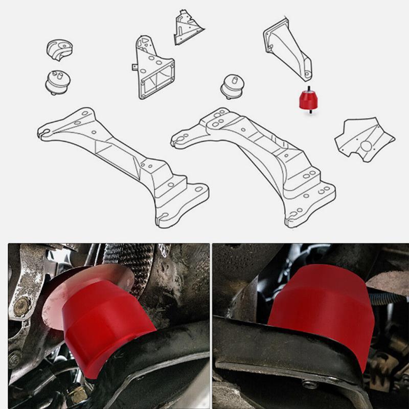 Engine Front L&R Mount Mounting Insulator For BMW E36 E46 Compact Z3 Z4 Inline 6CYL 85A Polyurethane For 22116779970 11811140985