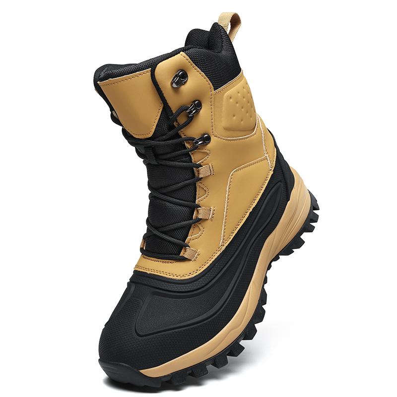 39-48 Зимняя мужская обувь больших размеров, зимние утепленные ботинки из хлопка для снега