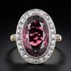 Accessories, Women'S Pomegranate Red Zircon Two-Tone Ring, Classic Women'S Wedding Ring