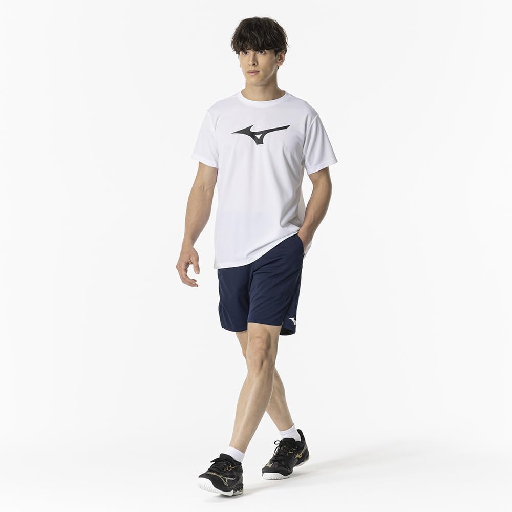 Теннис Бадминтон Игра Half Sweat Quick Dynamotion Сертифицировано Японией Бадминтон Унисекс 62JBB024 Платье Темно-синий XL [Mizuno] Брюки, Брюки, Впитывающие, Сушильные,