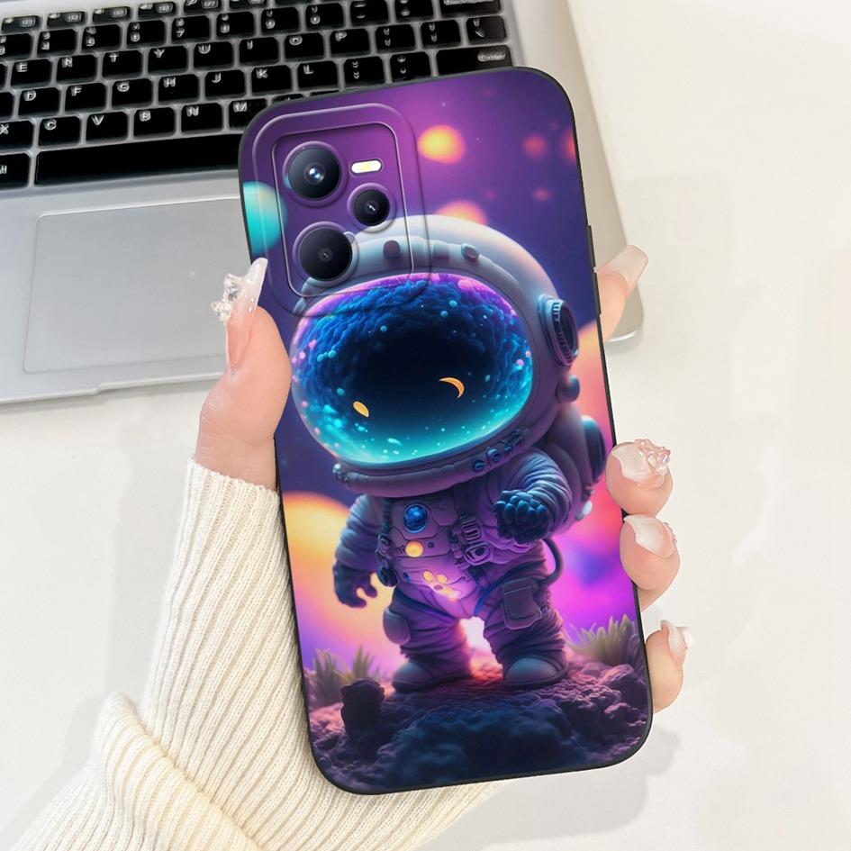 Чехол для Realme C35 Чехол для телефона Realme Narzo 50A Prime Милый мультяшный Защита камеры Мягкий Funda Для Realme Narzo 50A C 35 Coque