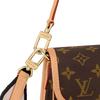LOUIS VUITTON Diane Coated Canvas Shoulder Bag, Baguette Bag, Portable Crossbody Bag, Shoulder Bag Small Women's Brown M45985