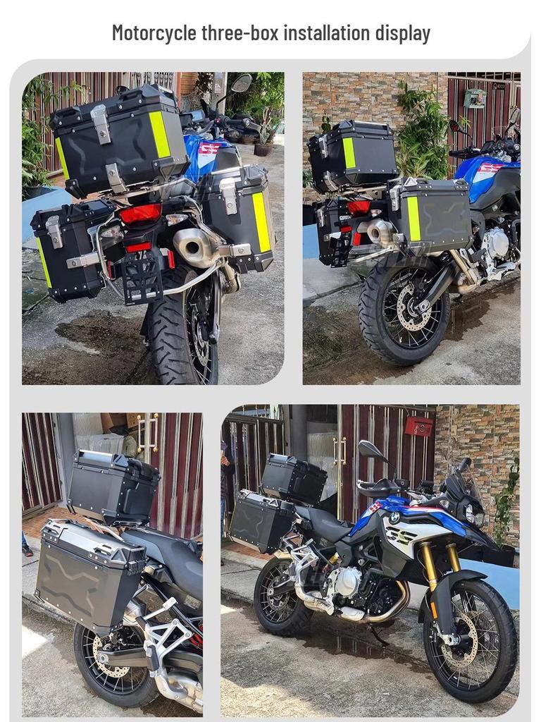 Универсальные мотоциклетные алюминиевые боковые кофры – Водонепроницаемые, Противоударные, Быстросъемные (18 л/28 л/35 л)