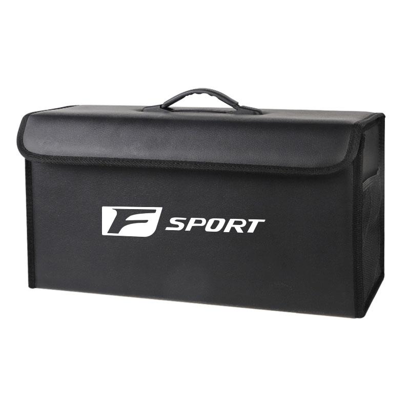 Car Trunk Leather Storage Box Foldable Auto Organizer Bag For Lexus F SPORT GS GX IS LS LX CT LC LBX NX RX 350h 450h ES UX 300e