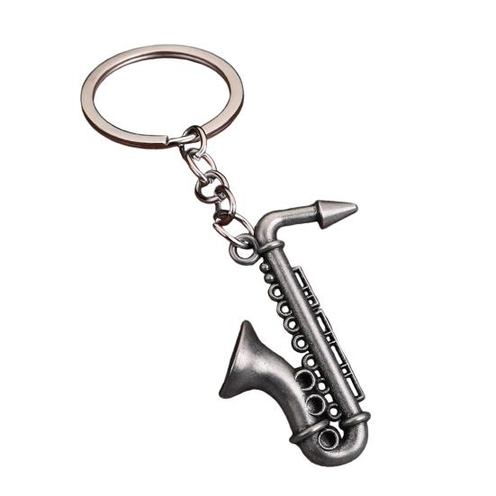 Yousheng Musician Keychain Pendant Decorative 3D Design Bag Hanging Pendant Miniature Instrument Shape Key Holder Bag Charm