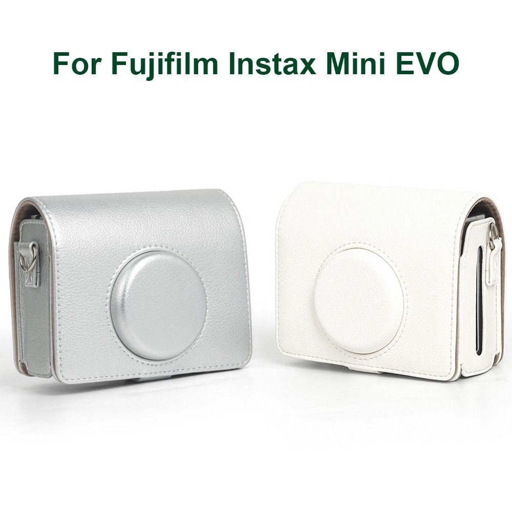 Противоударный чехол для камеры мгновенного действия, защитный чехол с регулируемым ремешком для Fujifilm Instax mini EVO