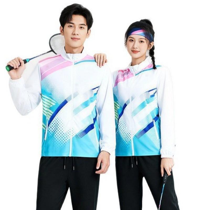 Winter Badminton Jacket Set Sports Uniforms Men Women