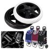 Flexible Tire Wheel Wear-resistant Travelling Trolley Caster Fashion Wheelchair Caster  Fashion