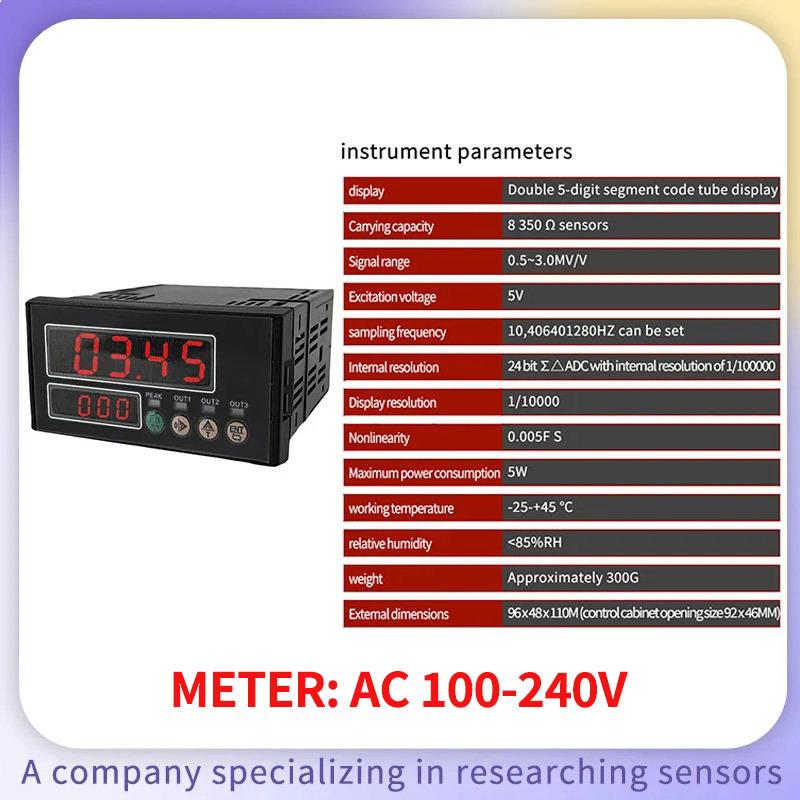 Micro-Column Type Load Cell and Indicator , Weight/Tension/Compression Force Sensor + Display Instrument for Weighing Scales