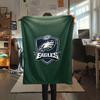 PHI Eagles Printed Flannel Blanket, soft throw for bedroom sofa, washable, fan merchandise, great gift.