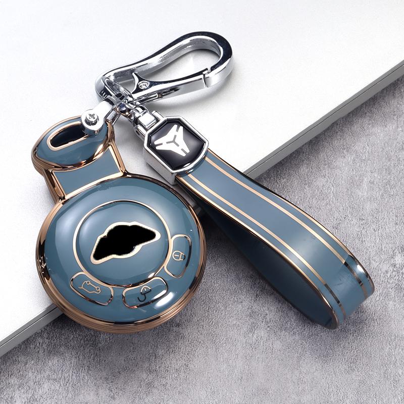 Keyless Entry Remote Accessories, 3 Button TPU Key Cover & Replacement Shell for Mini Cooper R56