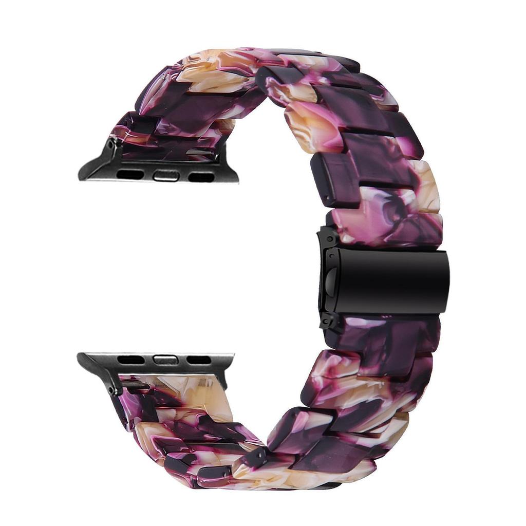 "Compatible Resin & Rubber Strap for Apple Watch 42mm/46mm"