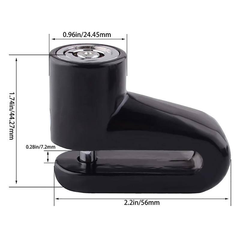 Anti-Theft Lock Electric Scooter Disc Brake Lock Mountain Bike Lock Safety Theft Protec