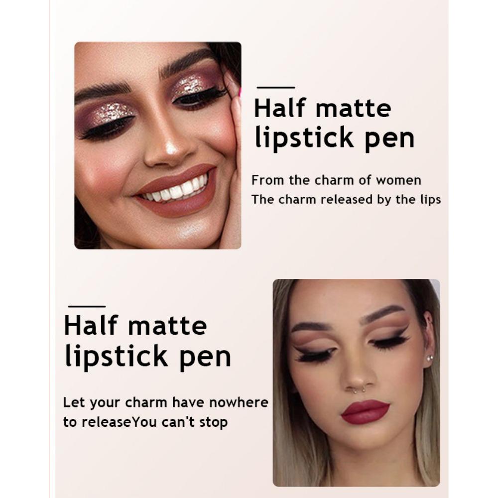 Ручка для губной помады Fit Colors, три веточки из 2 матовых помад + комбинированный набор увлажняющих помад