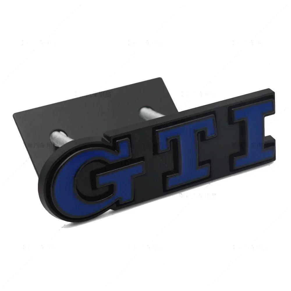 For VW VOLKSWAGEN 2026 New Metal GTI Logo Car Front Grille Emblem Badge for Volkswagen Polo Caddy Golf 4 5 6 8 Jetta Tiguan Tour