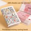 PU 100 Envelopes Money Saving Challeng Waterproof Savings Challenges Sheets Budget Money Notebook