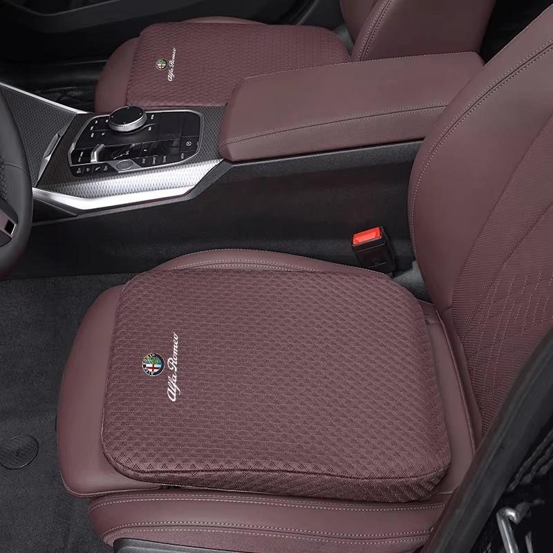 For Alfa Romeo Car Seat Covers Ice Silk Height Increasing Cushion For Alfa Romeo Giulietta Mito 159 Giulia Stelvio 156 147 Tonal