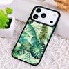 Green Monstera Leaf soft Phone Case for iPhone 17 Air 16 15 11 12 14 13 Pro Max Shockproof Cover