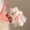 Hanging Ornament Little Bear Pendant Bag Charm Stuffed Doll Cute Plush Doll Keychain  Women Girls