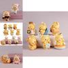 Adorable Butterbear Yellow Butter Bear Cute Blind Box Collectible Figurine Set