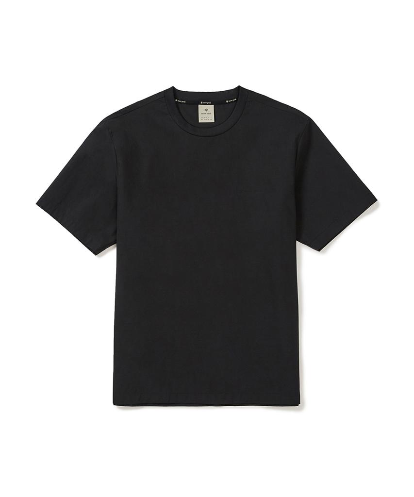 SNOWPEAK APPAREL Cooling Thin Tech Basic Short Sleeve T-Shirt (S25Musts32) Black
