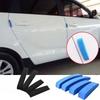 4Pcs Car Rubber Bumper Stickers Auto Door Edge Protection Car Door Protector Guard Strip Scratch Protector Decoration Interior Mirrors 6