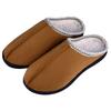 Comwarm Warm Cotton Slippers For Women Men Autumn And Winter Flats Soft Non-slip Fluffy Slippers Design Slides Indoor House Shoe