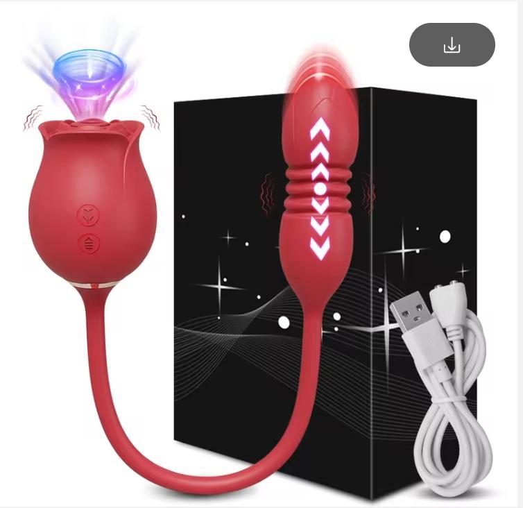 Розовые Сосущие Секс-Игрушки Дилдо Вибратор для Женщин 3в1 Толкающие G-точка Анальные Вибраторы Стимулятор Женское Вибрирующее Яйцо Игрушки для Взрослых