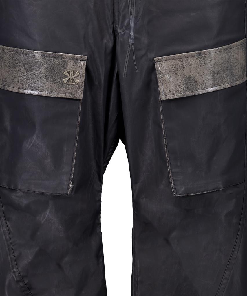 KIMMICK Scratch Leather Cargo Pants