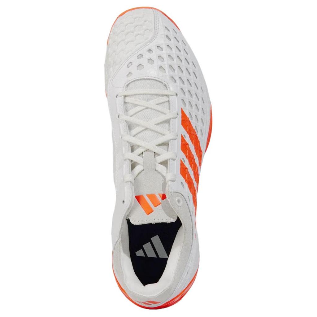 adidas FENCING PRO 24 Нескользящие, износостойкие, дышащие низкие тренировочные кроссовки Унисекс Белый Оранжевый HQ0282