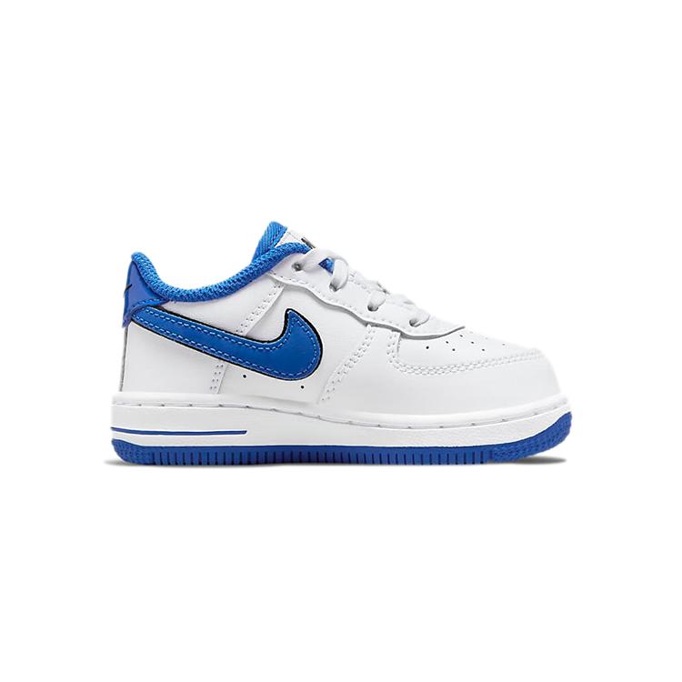 Nike Air Force 1 LV8 Slip Resistant Low top Skateboard Shoes White Blue Infant And Toddler DO3808-100